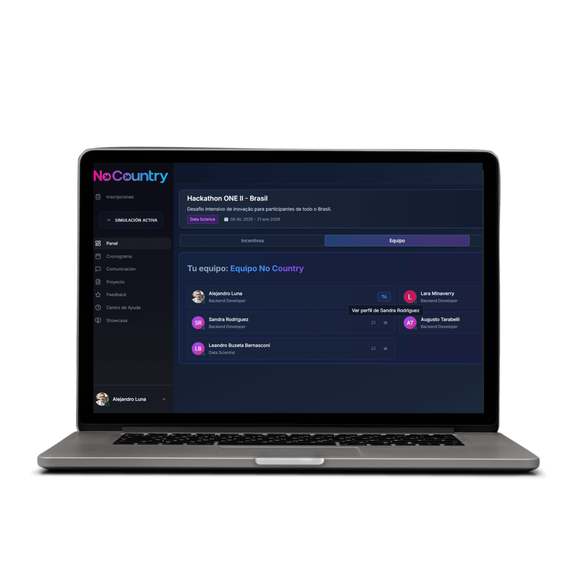 NoCountry Talent - Desktop version